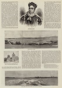 Bezoek van een kunstenaar aan de slagvelden van Crecy en Agincourt